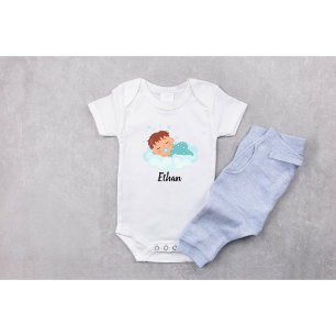 Baby Boy on Clouds Bodysuit