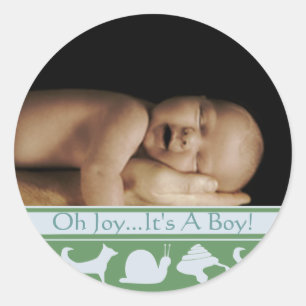 Baby Boy  Photo Stickers