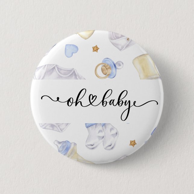 Baby Boy Pin | Adorable Baby-Themed (Front)