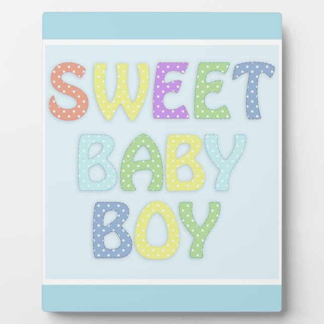 Baby Boy Plaque (Front)