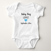 Baby Boy Pregnancy Announcement Blue Heart