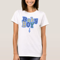 Baby Boy Pregnancy Announcement T-Shirt