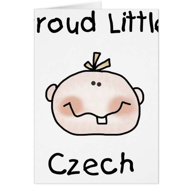 Baby Boy Proud Czech (Front)