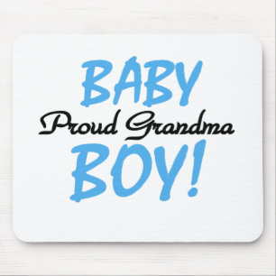 Baby Boy Proud Grandma Mouse Mat