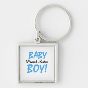 Baby Boy Proud Sister Gifts Key Ring