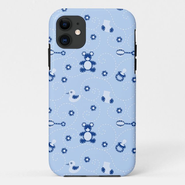 Baby-boy Quilt Pattern Case-Mate iPhone Case (Back)