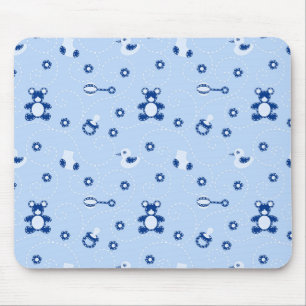 Baby-boy Quilt Pattern Mouse Mat