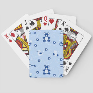 Baby-boy Quilt Pattern Playing Cards