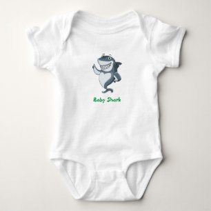 Baby boy shark bodysuit