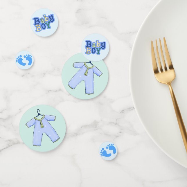 Baby Boy Shower Confetti (Group)