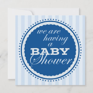 Baby Boy Shower Invitation