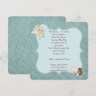 Baby Boy Shower Invitation