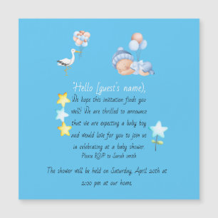 Baby Boy Shower Invitation