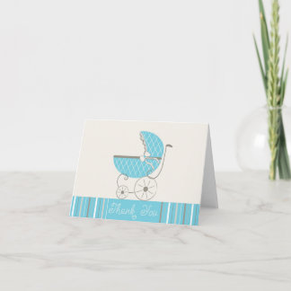 Baby Boy Shower Thank you card