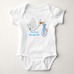 Baby Boy - Stork Infant Creeper