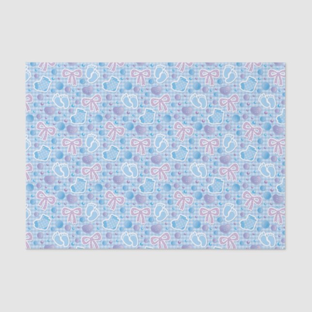 Baby Boy  Tissue Paper (Front)