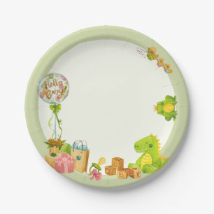Baby boy toys birthday party  paper plate