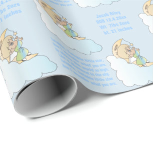 Baby Boy Twinkle, Twinkle Little Star Wrapping Paper