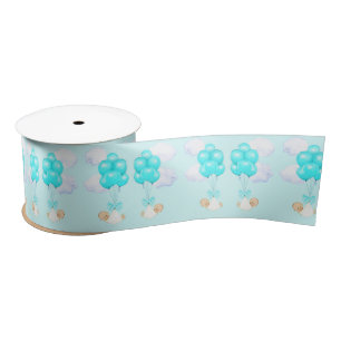 Baby Boy Twins Satin Ribbon