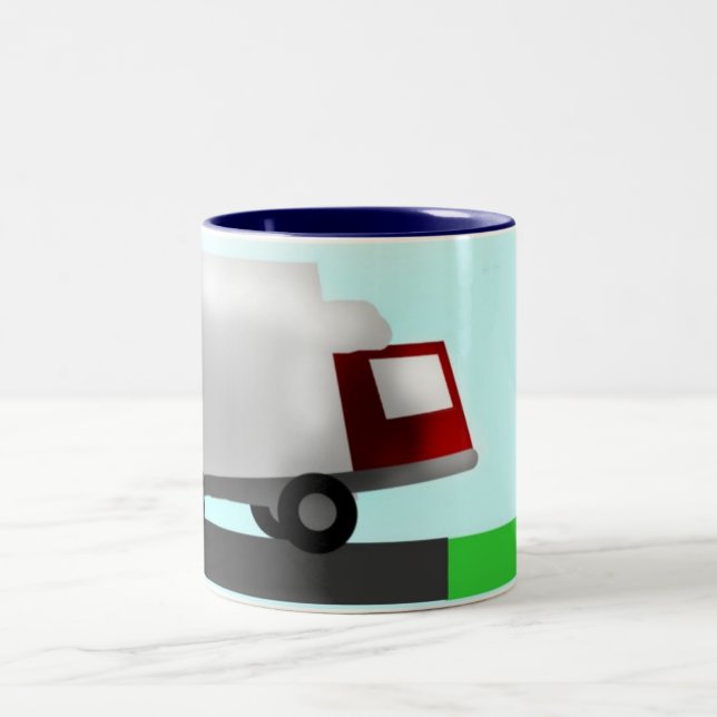 Baby Boy Two-Tone Coffee Mug (Center)