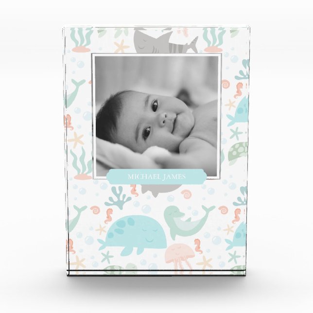 Baby Boy Under The Sea Photo Block (Front)