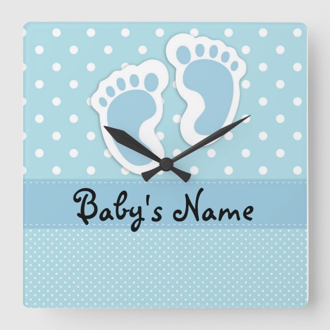 "Baby Boy" Wall Clock (Front)