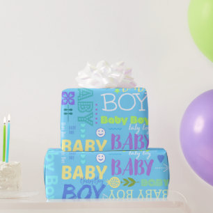 Baby Boy Wrapping Paper