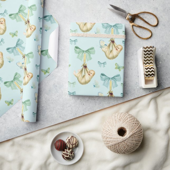 Baby Boy Wrapping Paper (Crafts)