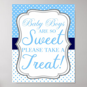 Baby Boys Are So Sweet Candy Buffet Sign
