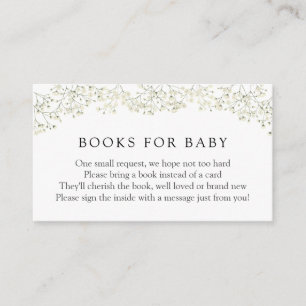Baby Breath Books for Baby insert card