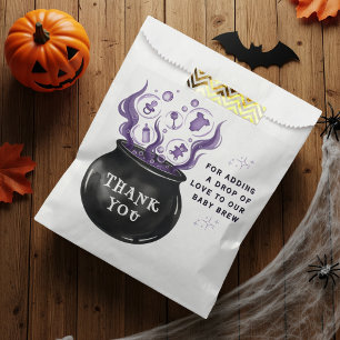 Baby Brew Witch Cauldron Halloween Baby Shower Favour Bags