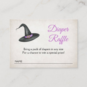 Baby Brewing Diaper Raffle Shower Enclosure Card