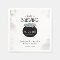 Baby Brewing Halloween Gender Reveal