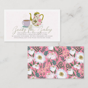 Baby Brewing Pink Floral Teaset Books for Baby Enclosure Card