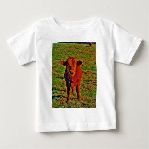 BABY BROWN COW EATING BABY T-Shirt