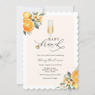 Baby Brunch Baby Shower Invitation