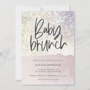 Baby brunch shower Glitter sparkle classy party