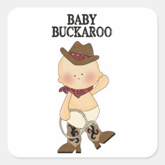 Baby Buckaroo Stickers