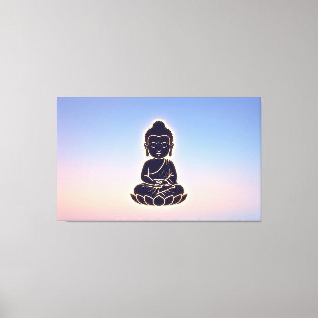 Baby Buddha Canvas Print (Front)