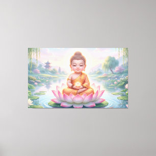 Baby Buddha Canvas Print