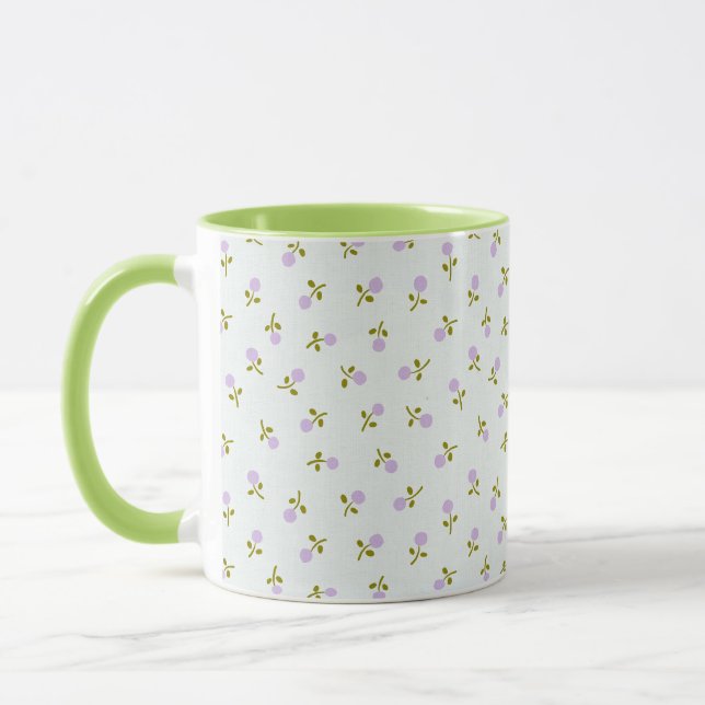 Baby buds mug with colourful handle  (Left)