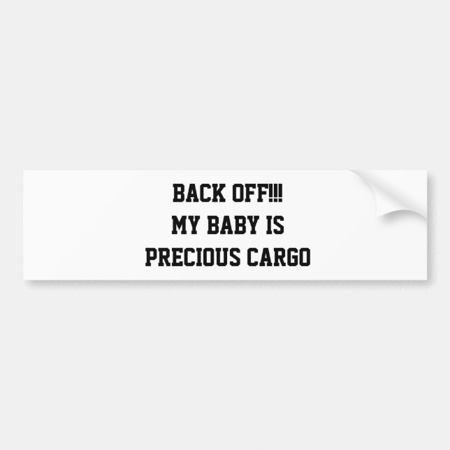 Baby "buggie" Bumper Sticker (Front)