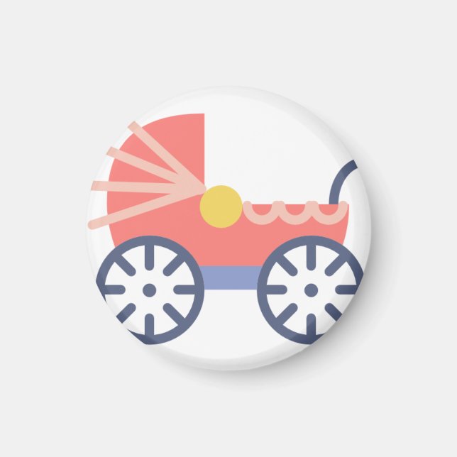 baby buggy magnet (Front)