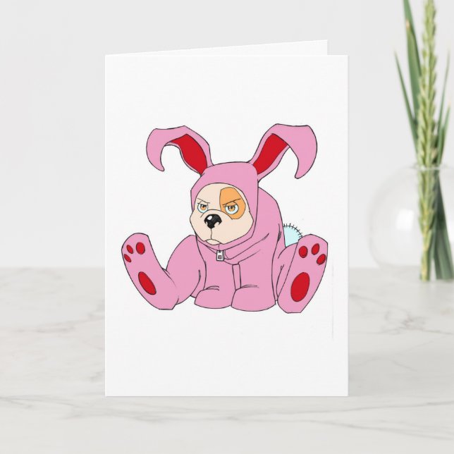 Baby Bully Easter Holiday Card (Front)