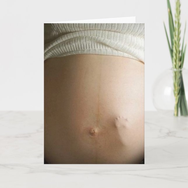 baby bump card (Front)