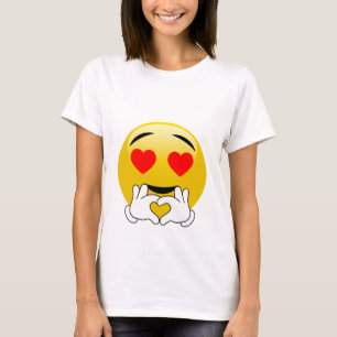 Baby Bump Love Emoji Maternity T-Shirt