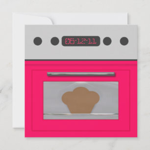 Baby Bun Recipe Invitation(pink) Invitation