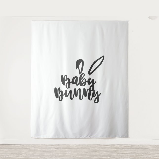 Baby Bunny Bliss   Tapestry (Front)