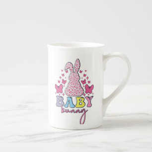 Baby Bunny Happy Easter Day Design-60673 Bone China Mug