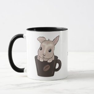 Baby bunny in mug